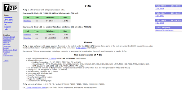 7 款在 Windows 上解压缩 RAR、ZIP 文件的工具推荐