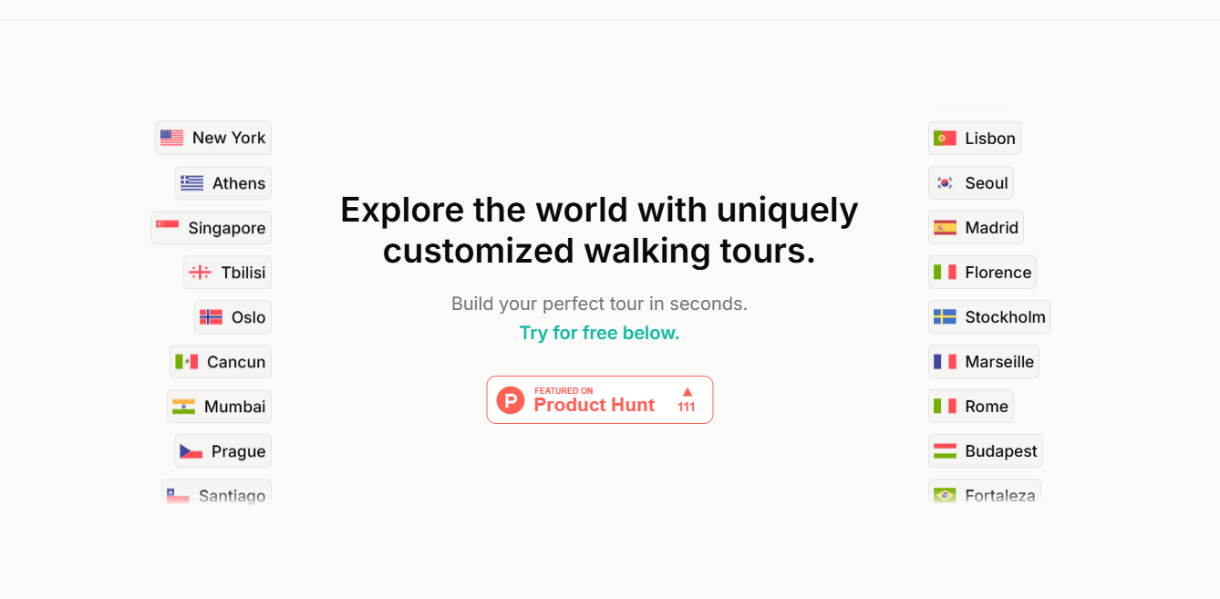 WalkSmart.AI 介绍： AI 驱动的步行旅游路线生成器