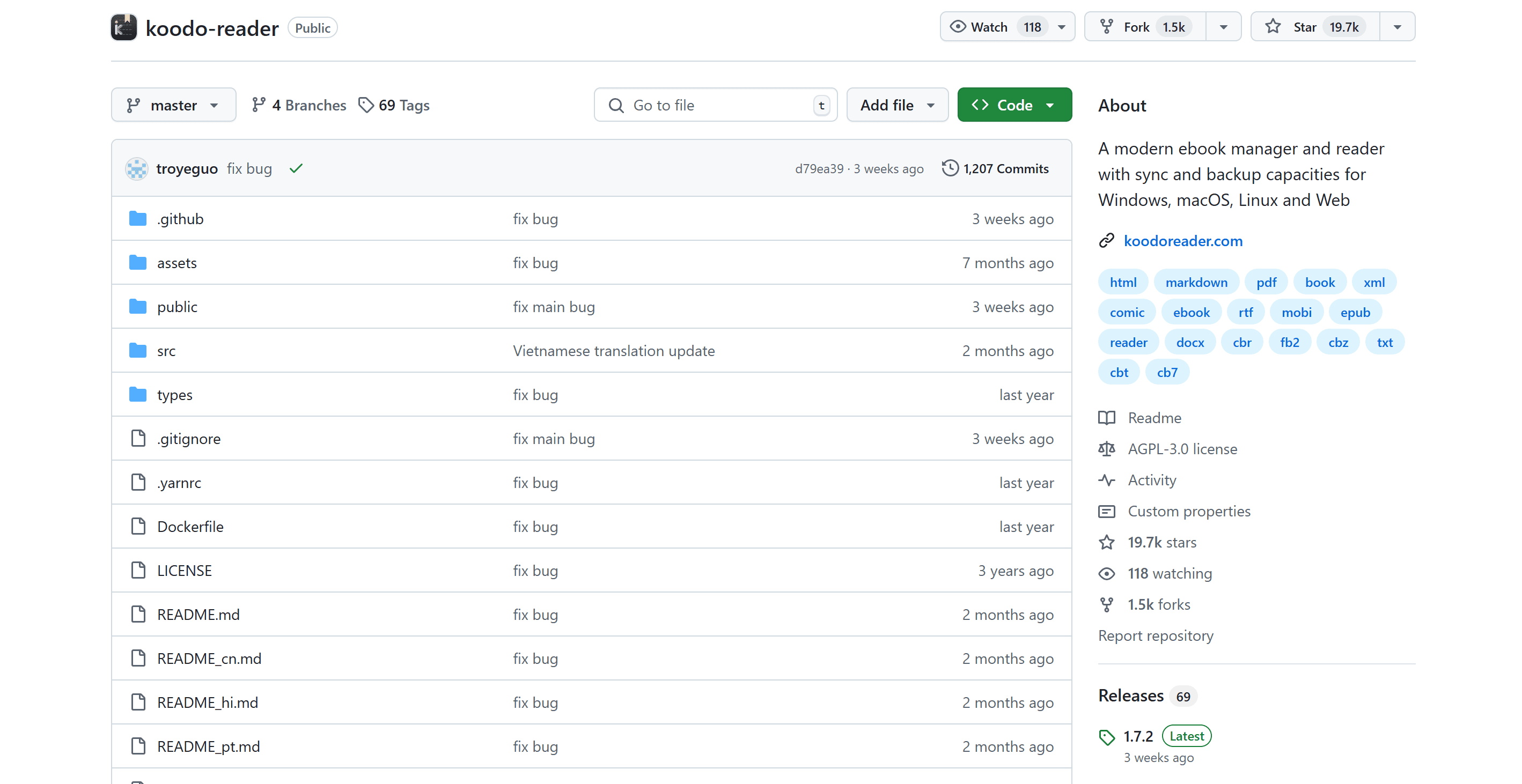 5个好用的Github开源awz阅读器推荐